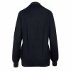 DOLCE &  GABBANA BLACK CARDIGAN WITH SILVER CHAIN IT44